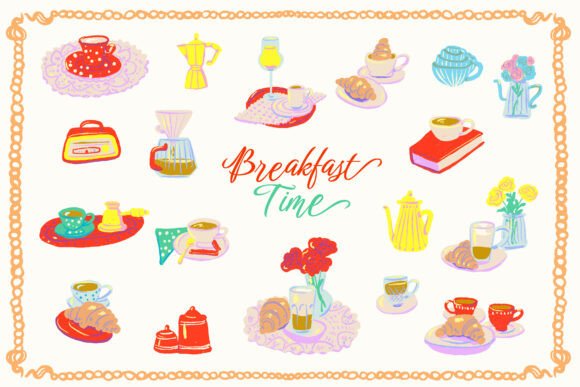 A Cozy Breakfast Time Collection: Graphics for Brand Storytelling