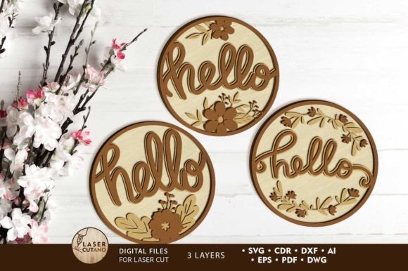 A Laser-Cut Design Bundle for Local Business Signs