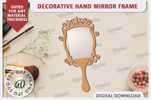 A Laser Cut Mirror Frame as a Versatile Design Asset