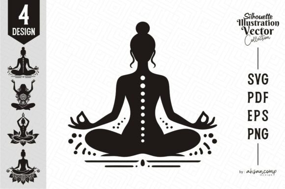 A Practical Review of the Yoga Silhouette & Lotus Illustration
