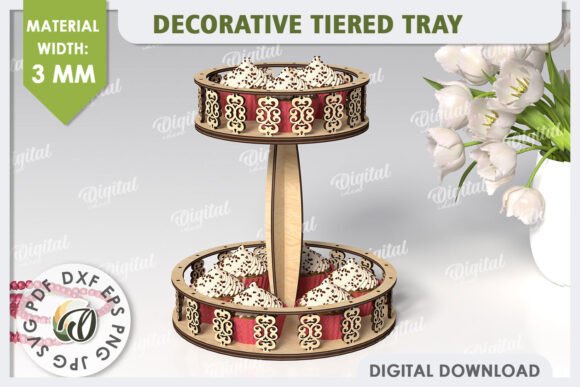 A Tiered Tray SVG for Laser Cut Stands: A Designer's Review