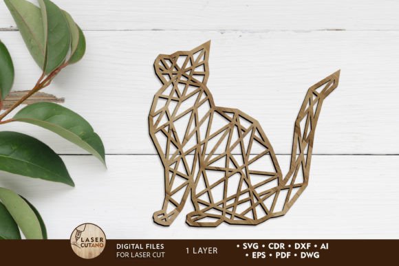 Cat Template: A Laser Cut Decor Crafters’ Essential