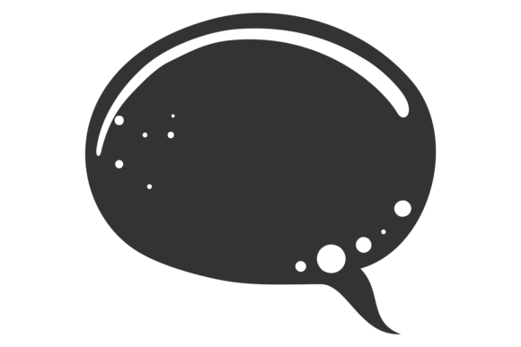 Comic Speech Bubble Graphics for Editorial Decorative Elements