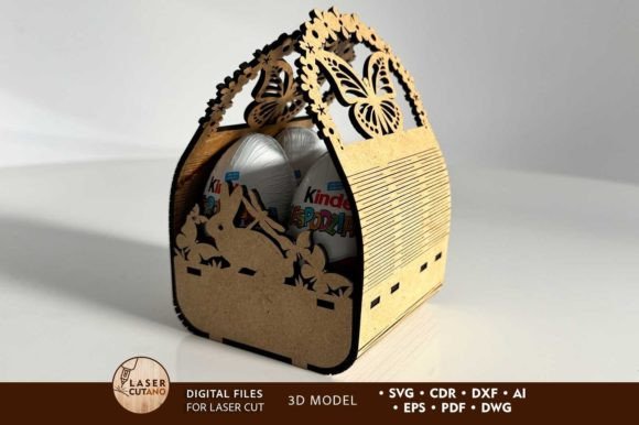 Crafting Spring Joy: An Easter Basket Laser Cut File for Brand Storytelling