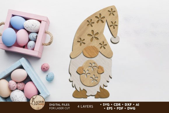 Evaluating a Laser Cut Easter Gnome for Spring Branding