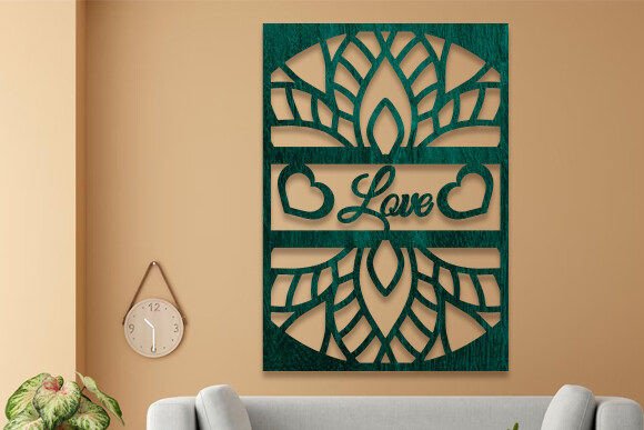Laser-Cut Panel SVGs for Elegant Wall Decor Branding