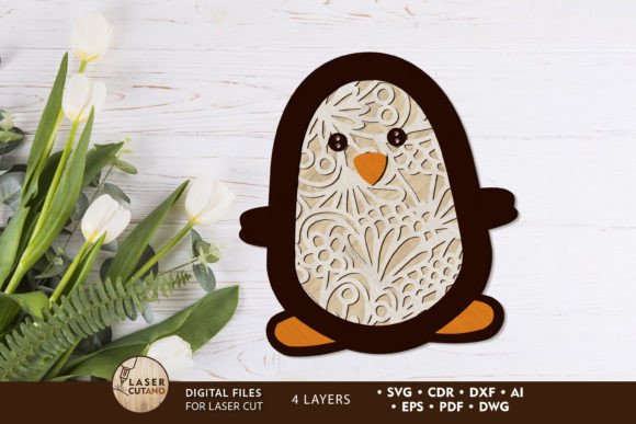 Penguin Laser Cut Decor: A Brand Designer's Marketing Review
