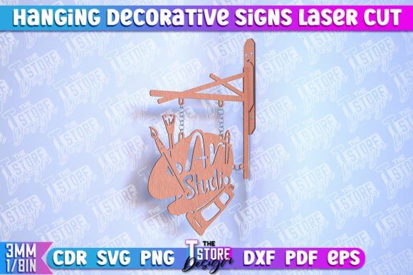 Practical Review of a Hanging Sign Laser Cut Design