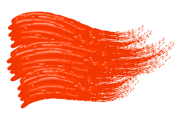 Red Oil Paint Texture: An Artistic Asset for Decorative Graphics