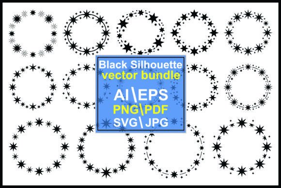 Reviewing the Black Starburst and Star Circle Frames Graphics