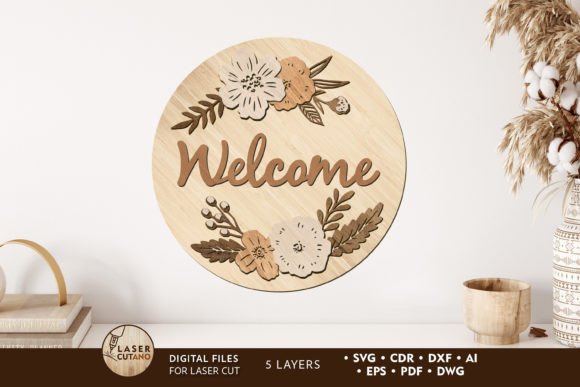 Using a Welcome Laser Cut Wall Panel for Brand Content